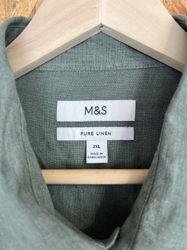 Pánská košile Marks&Spencer 100 % len