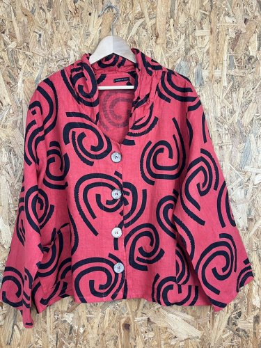 Oversize košile Made in Italy 100 % len