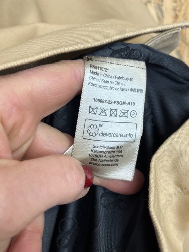 Bavlněný trenčkot Scotch&Soda 100 % bavlna
