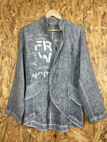 Sako Made in Italy 75 % ramie 25 % bavlna