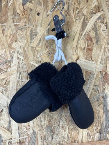 Dětské rukavice Made in Germany 100 % kůže a 100 % beran