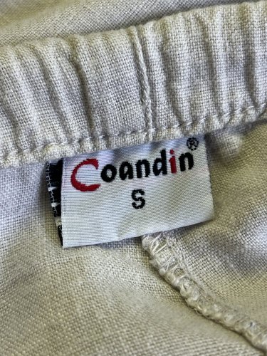 Široké kalhoty Coandin 55 % konopí 45 % viskoza