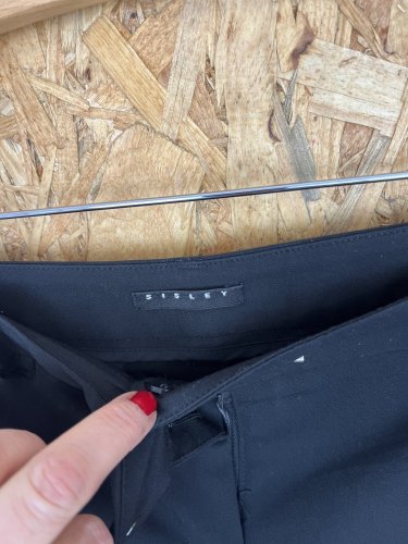 Široké kalhoty Sisley 74 % polyester 20 % viskoza