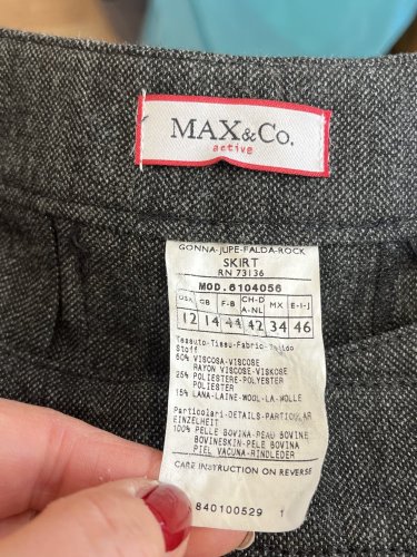 Sukně Max&Co. 15 % vlna