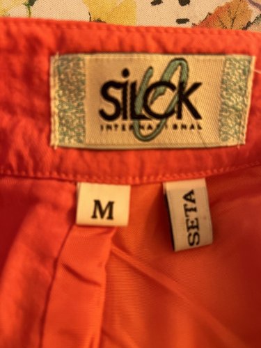 Hedvábná sukně Silck 100 % hedvábí