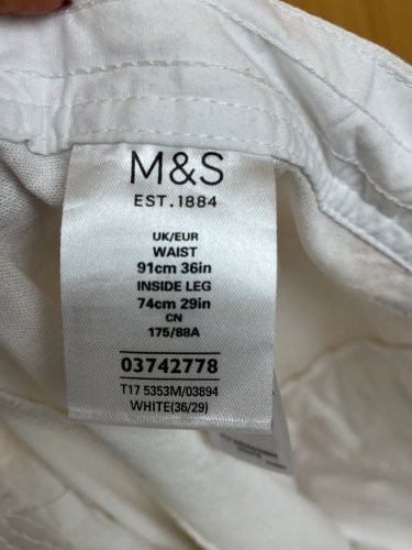 Přírodní kalhoty Marks&Spencer 55 % len 45 % viskoza