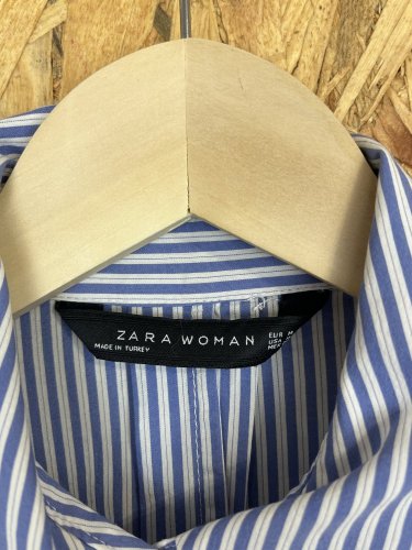 Prodloužená košile ZARA 67 % bavlna
