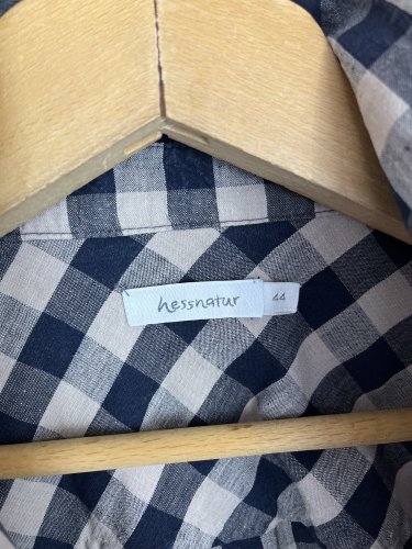 Přírodní košile Hessnatur 50 % len 50 % bavlna