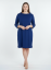 Námořní šaty COS 68 % viskoza 32 % bavlna
