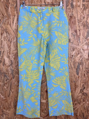 Lněné kalhoty Jacqueline Riu 100 % len