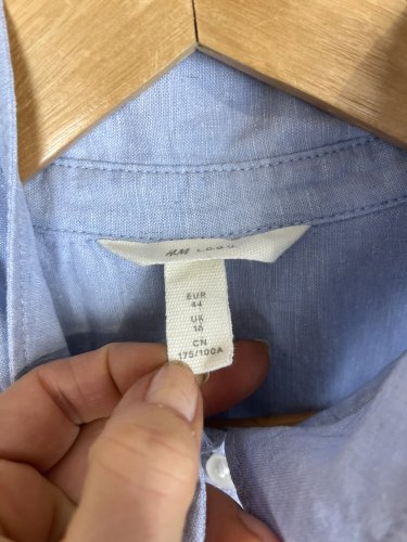Oversize košile H&M 55 % len 45 % bavlna