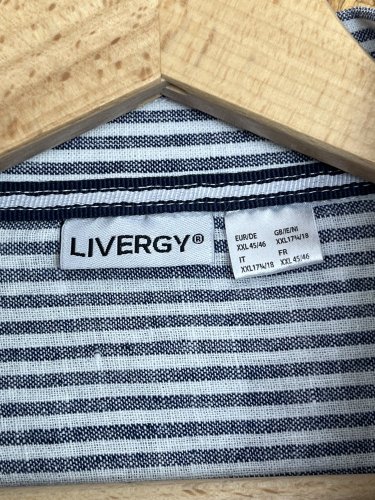 Pánská košile Livergy 55 % len 45 % bavlna