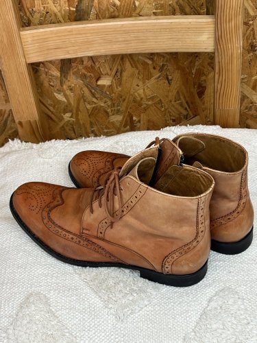 Celokožené boty Gino Rossi 100 % kůže