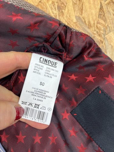 Pánské sporotvní sako CINQUE 60 % vlna