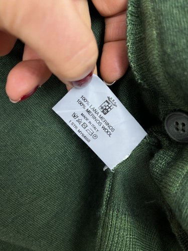 Pánský kardigan Marina Militare 100 % merino vlna