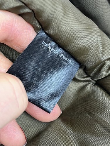 Parka Attentif 100 % polyester a 100 % pravá kožešina