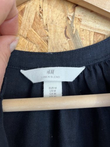 Přírodní šaty H&M 52 % len 48 % bavlna
