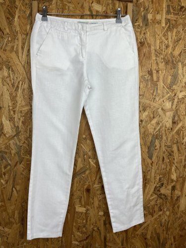 Přírodní kalhoty Benetton 52 % bavlna 48 % len