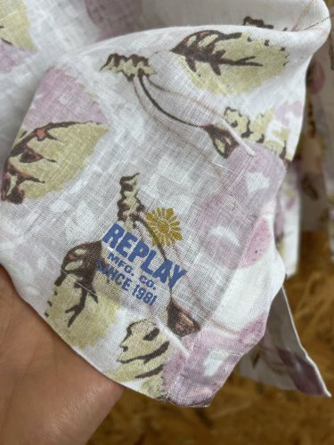 Pánská košile Replay 100 % len