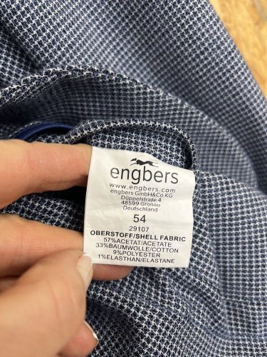 Pánské sako Engbers 33 % bavlna