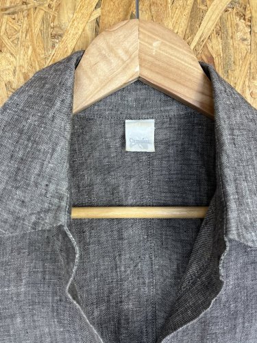 Lněné šaty Camaieu 100 % len