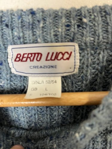 Pánský vlněný svetr Berto Lucci 30 % vlna