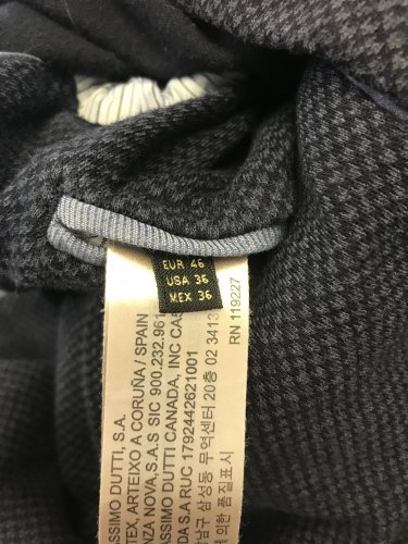 Pánský bavlněný kabátek Massimo Dutti 96 % bavlna