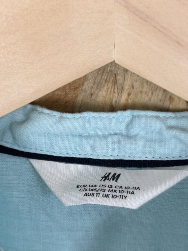 Dětská košile H&M 56 % len 44 % bavlna