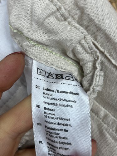 Pánské kalhoty Straightup 55 % len 45 % bavlna