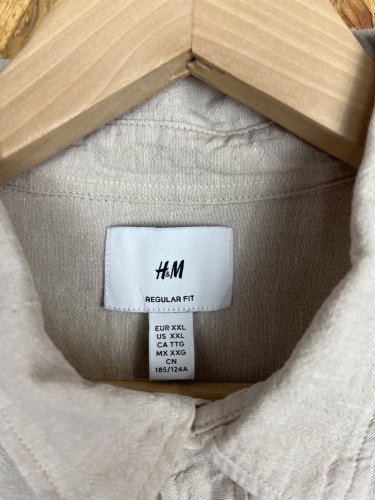 Pánská košile H&M 70 % bavlna 30 % len