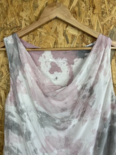 Hedvábný top Made in Italy s podílem hedvábí