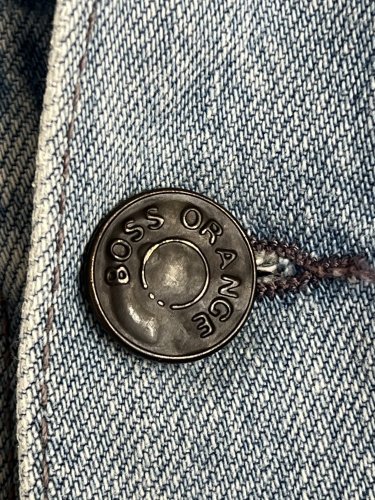 Džínová bunda Hugo Boss 60 % bavlna 40 % lyocel
