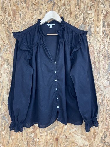 Oversize košile H&M 52 % len 48 % bavlna