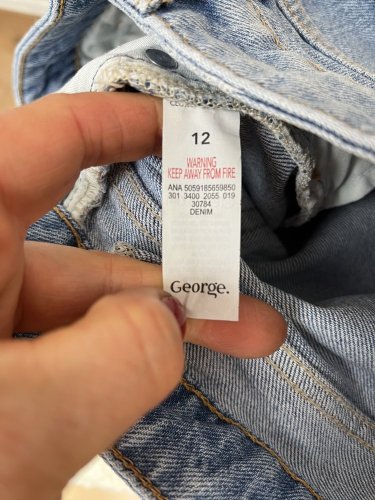 Široké džíny George 99 % bavlna