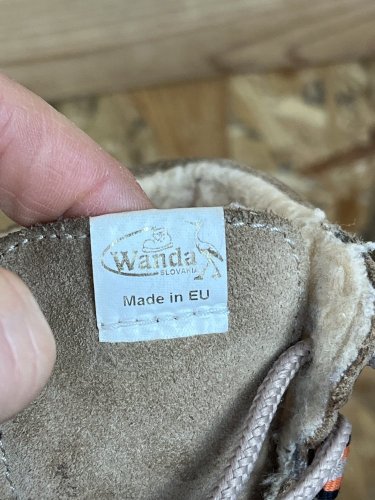 Dětské kožené boty Wanda 100 % kůže a 100 % beran