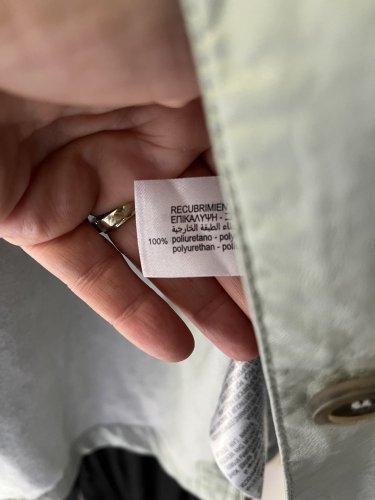 Krásný oversize kabátek ZARA 100 % polyurethan