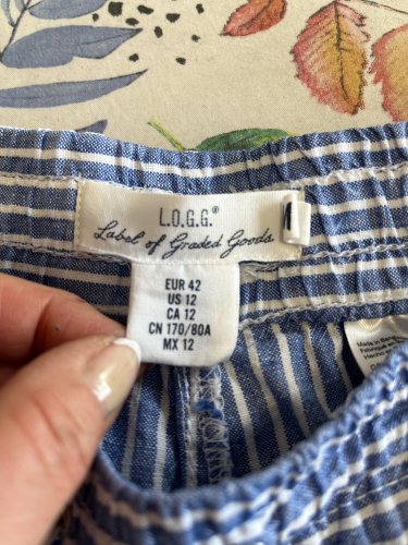 Široké kalhoty H&M 100 % len