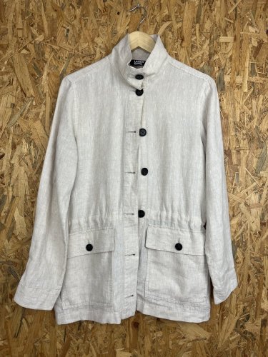 Lněný kabát Lands`End 100 % len