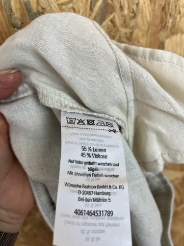 Lněné kalhoty Blue Motion 55 % len 45 % viskoza