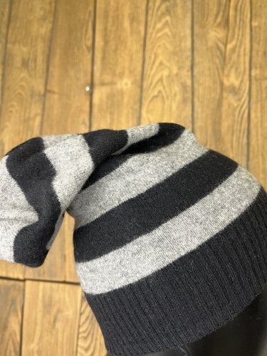 Dětská recyklovaná čepice Handmade s podílem vlny a kašmíru