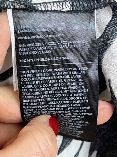 Oversize tunika C&A 84 % viskoza