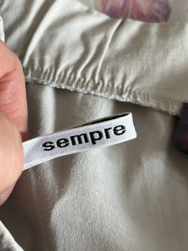 Široké kalhoty Sempre piu 100 % bavlna