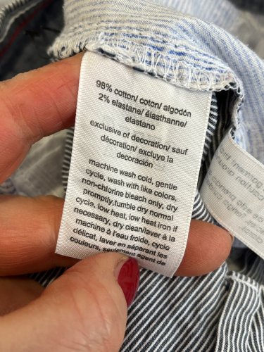 Letní kalhoty Tommy Hilfiger 98 % bavlna