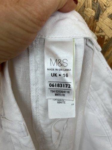 Lněné kraťasy Marks&Spencer 100 % len