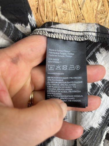 Oversize šaty H&M 75 % viskoza
