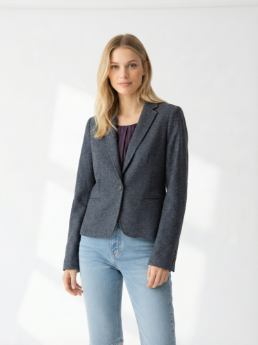 Vlněné sako H&M 50 % vlna