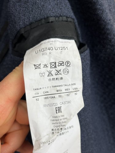 Sportovní sako Emporio Armani 98 % vlna