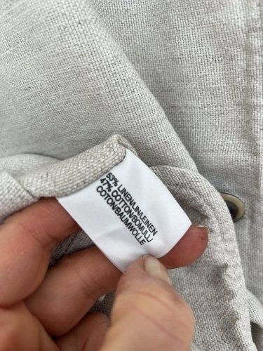 Prodloužené sako Made in Italy 53 % len 47 % bavlna