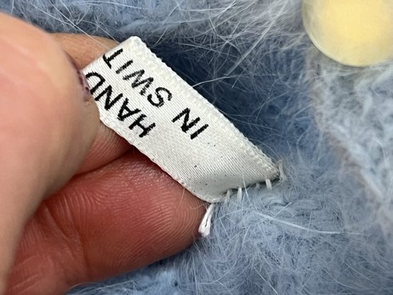 Dětská čepice Made in Switzerland 100 % angora