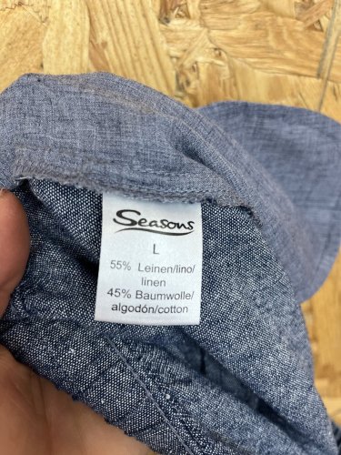 Pánské kalhoty Seasons 55 % len 45 % bavlna